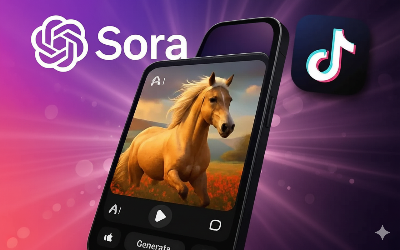 Sora, la IA que hará que jamás vuelvas a grabar un video para TikTok.